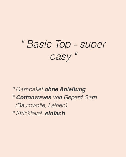 Sidewalk Top | super einfach aus Cottonwaves von Gepard Garn