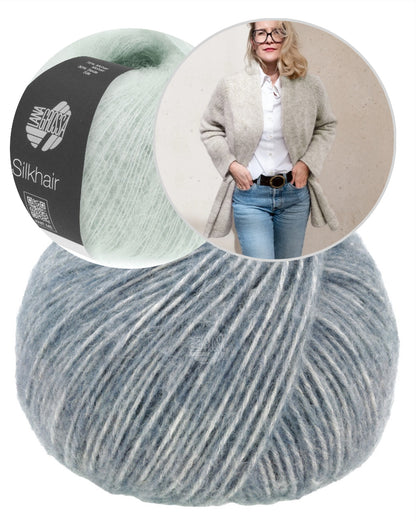 Sinchens by Lana Grossa Cozycardigan mit Natural Alpaca Pelo und Silkhair 9
