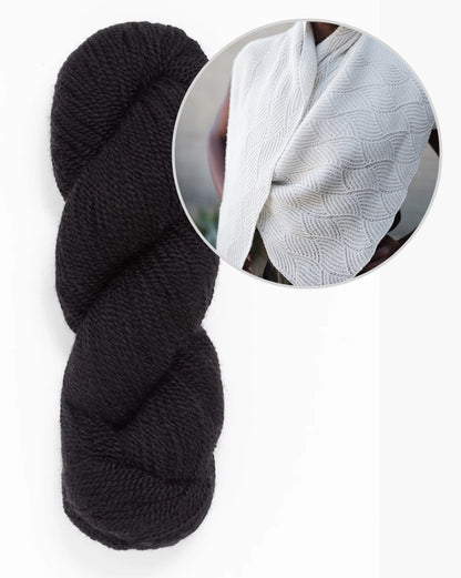 Skala Shawl | maiga šalle no Woolfolk Tynd dzijas