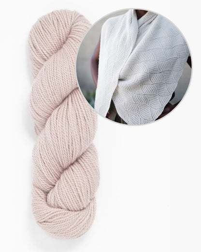 Skala Shawl | maiga šalle no Woolfolk Tynd dzijas