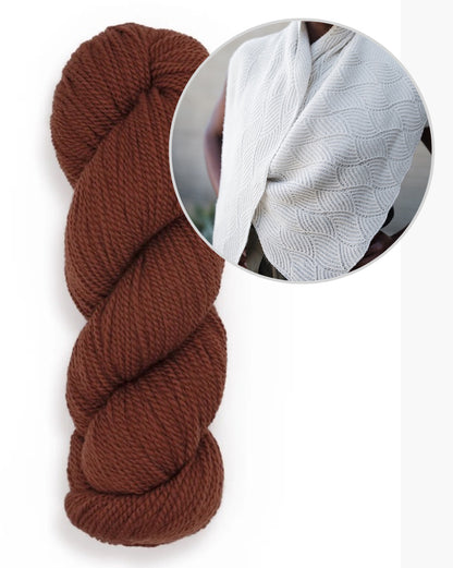 Skala Shawl | maiga šalle no Woolfolk Tynd dzijas