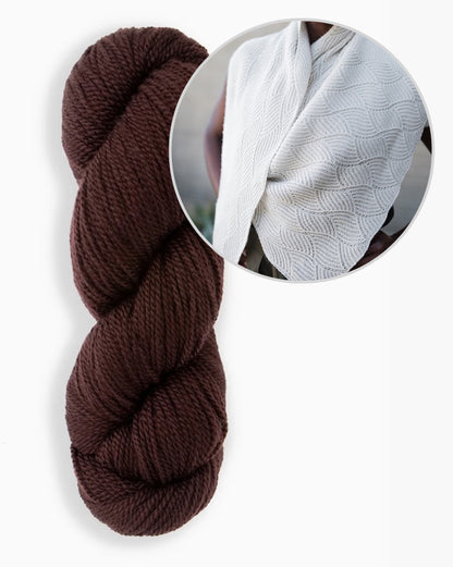 Skala Shawl | maiga šalle no Woolfolk Tynd dzijas