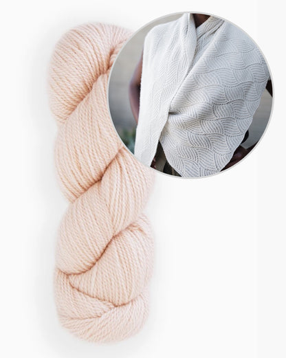 Skala Shawl | maiga šalle no Woolfolk Tynd dzijas