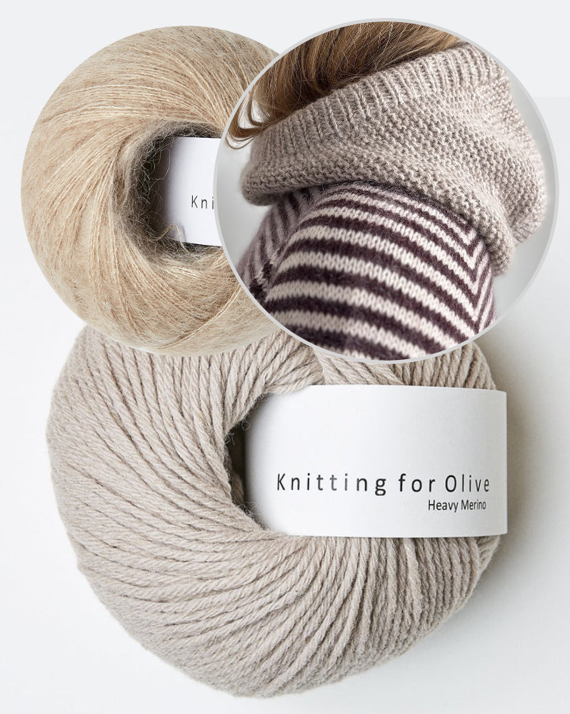 Coco Amour Knitwear Skye Hood mit Heavy Merino und Soft Silk Mohair von Knitting for Olive 4
