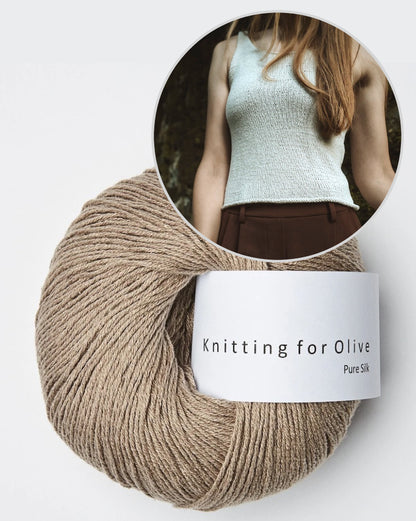 Débardeur Slipstream | décontracté et léger en Pure Silk de Knitting for Olive