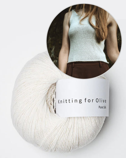 Débardeur Slipstream | décontracté et léger en Pure Silk de Knitting for Olive