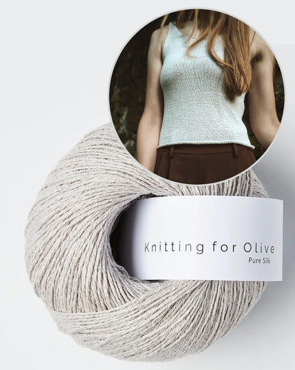 Débardeur Slipstream | décontracté et léger en Pure Silk de Knitting for Olive