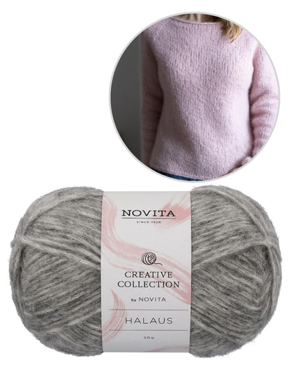 Slow Morning Sweater | pull basique décontracté en Halaus de Novita