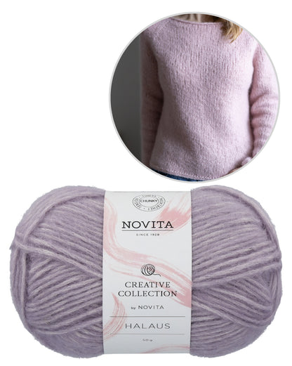 Slow Morning Sweater | pull basique décontracté en Halaus de Novita