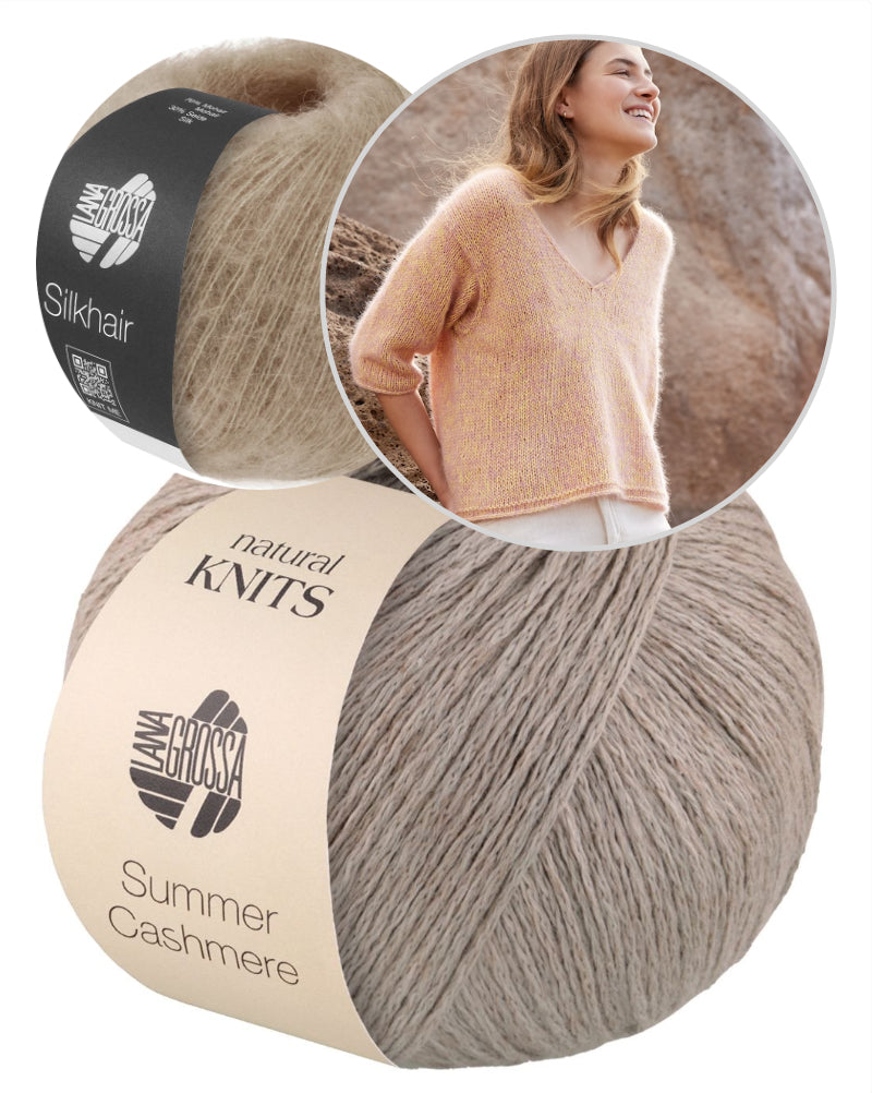 Sommer Pullover aus Summer Cashmere und Silkhair von Lana Grossa 5