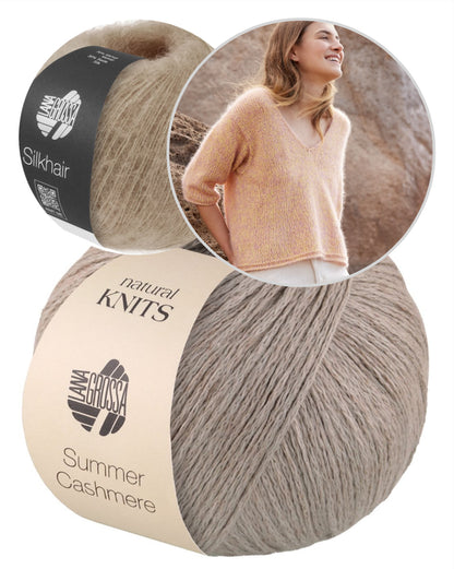 Sommer Pullover aus Summer Cashmere und Silkhair von Lana Grossa 5