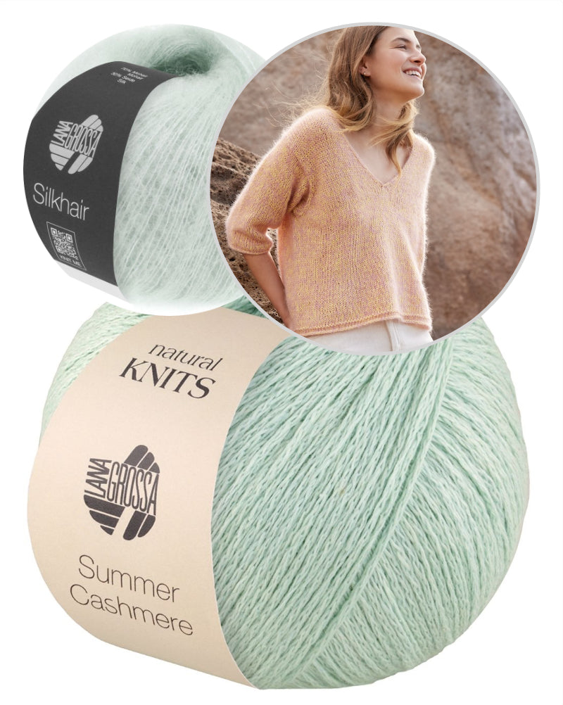 Sommer Pullover aus Summer Cashmere und Silkhair von Lana Grossa 8