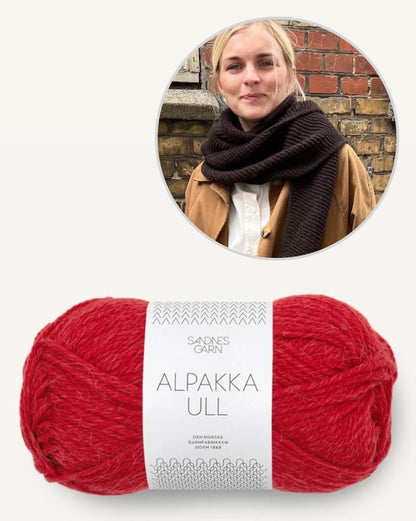 Sophie Shawl | unkompliziertes Dreieckstuch aus Alpakka Ull von Sandnes Garn