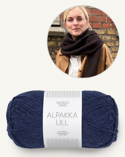 Sophie Shawl | unkompliziertes Dreieckstuch aus Alpakka Ull von Sandnes Garn