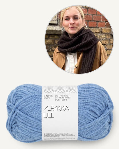 Sophie Shawl | unkompliziertes Dreieckstuch aus Alpakka Ull von Sandnes Garn