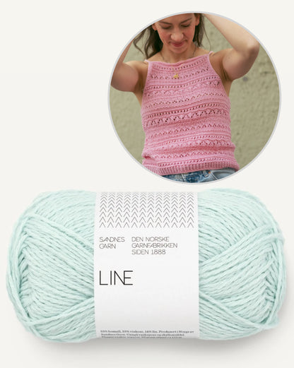 Sour Candy Top | bezaubernde Musterstreifen aus Line von Sandnes Garn