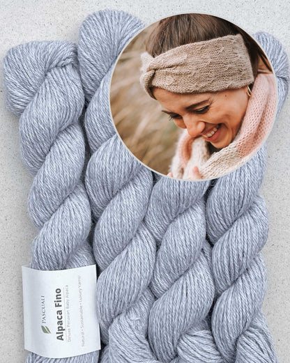 Stirnband Wiesenblume | verzaubert und kuschelweich aus Alpaca Fino von Pascuali
