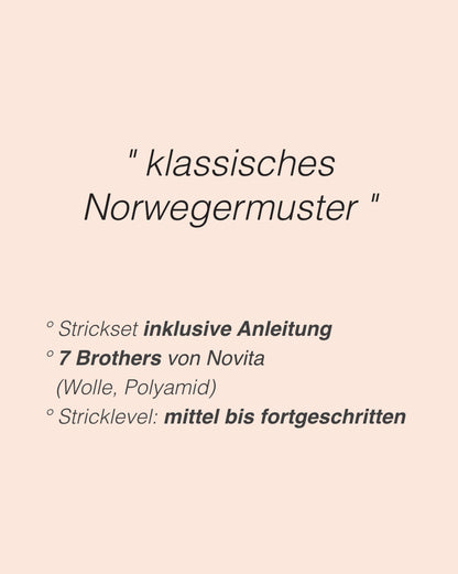 Stonewall Fäustlinge | fantastisches Norwegermuster aus 7 Brothers von Novita