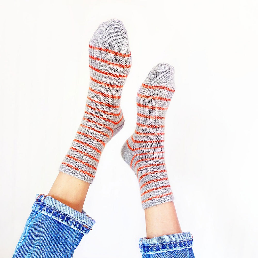 Hello Sailor Socks von Summer Lee mit Jawoll von Lang Yarns 5