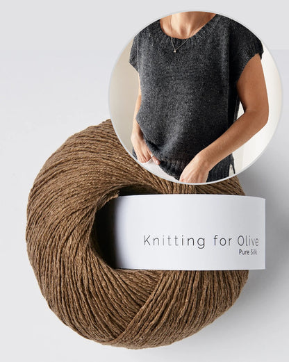 Suri Shirt | seidig weich und schlicht aus Pure Silk von Knitting for Olive