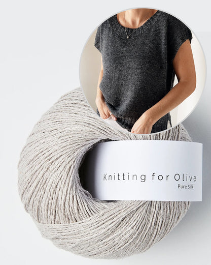 Suri Shirt | seidig weich und schlicht aus Pure Silk von Knitting for Olive