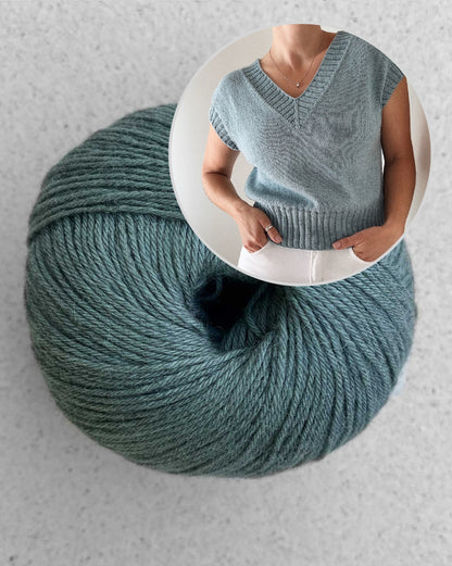 Suri Shirt V-Neck | doppelter V-Ausschnitt mit Puno von Pascuali