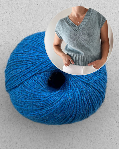 Suri Shirt V-Neck | doppelter V-Ausschnitt mit Puno von Pascuali