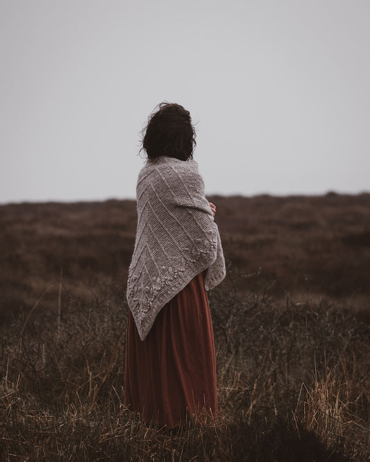 Moorland Shawl | algupärane ilus Plötulopi sall Lopi Islandilt