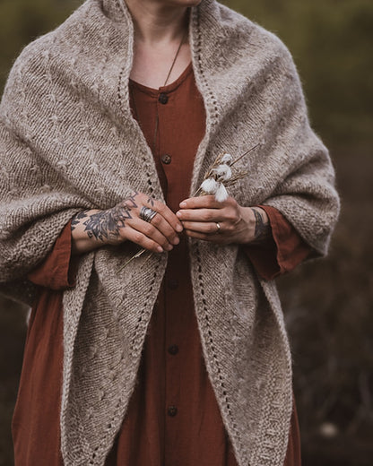 Moorland Shawl | ursprünglich schönes Tuch aus Plötulopi von Lopi Island