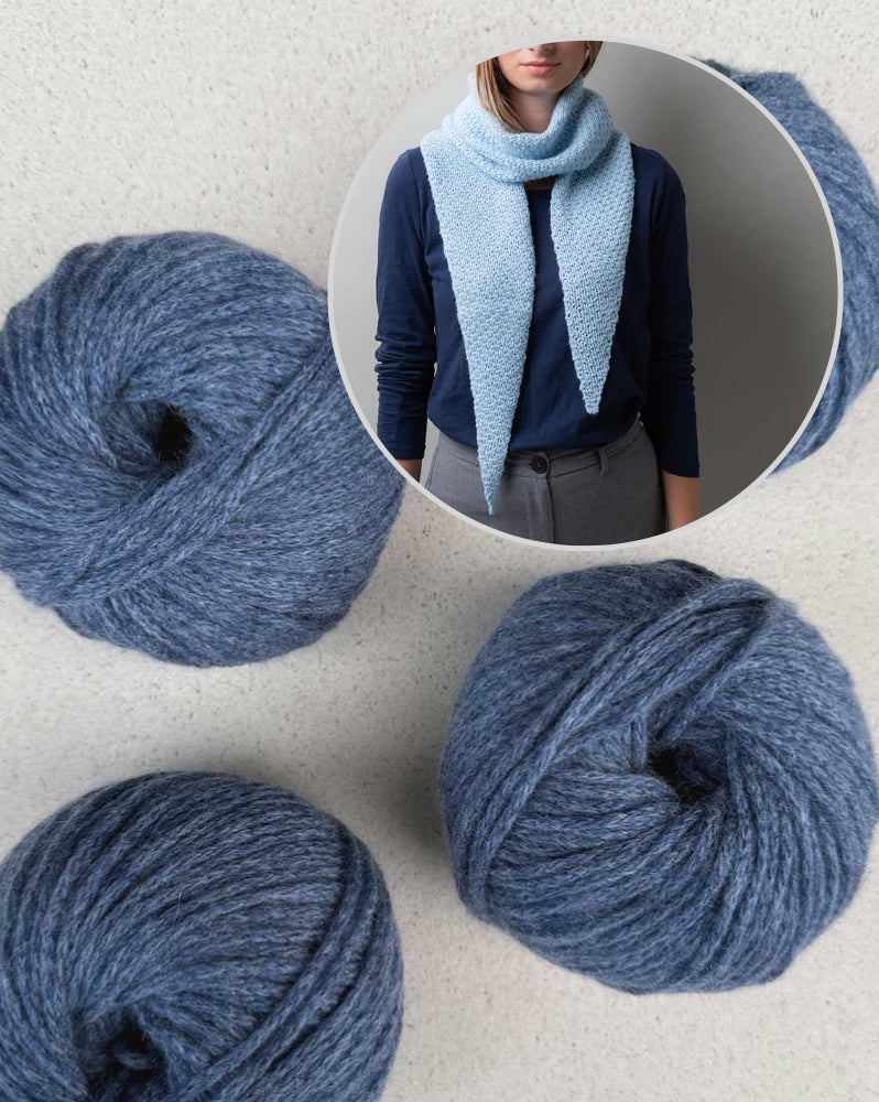 Tapered Cloud Tuch aus Cashmere Delizia von Pascuali 8