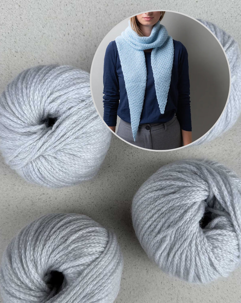 Tapered Cloud Tuch aus Cashmere Delizia von Pascuali 5