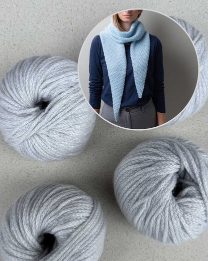 Tapered Cloud Tuch aus Cashmere Delizia von Pascuali 5