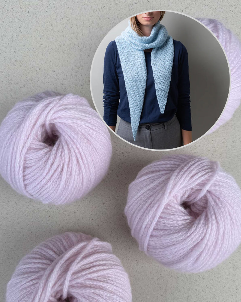 Tapered Cloud Tuch aus Cashmere Delizia von Pascuali 7