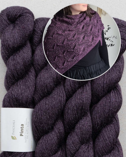 Telesto Shawl | zartes Tuch aus Pinta von Pascuali