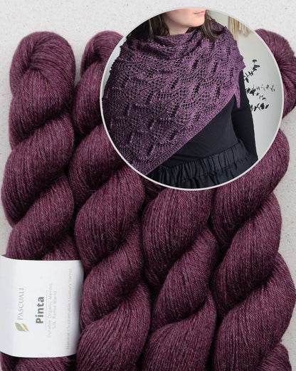 Telesto Shawl | zartes Tuch aus Pinta von Pascuali