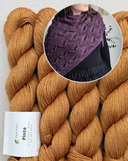 Telesto Shawl | zartes Tuch aus Pinta von Pascuali
