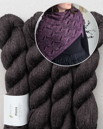 Telesto Shawl | zartes Tuch aus Pinta von Pascuali