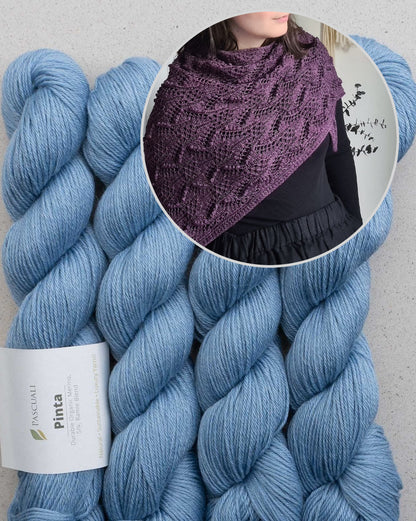 Telesto Shawl | zartes Tuch aus Pinta von Pascuali