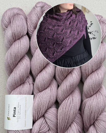 Telesto Shawl | zartes Tuch aus Pinta von Pascuali