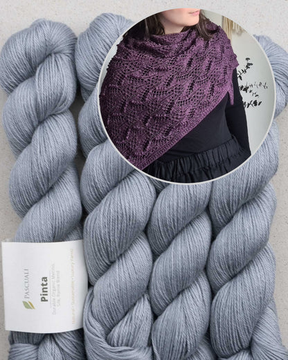 Telesto Shawl | zartes Tuch aus Pinta von Pascuali