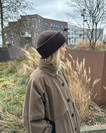 Terrazzo Hat | with wide ribbed cuff from Atlas by Sandnes Garn