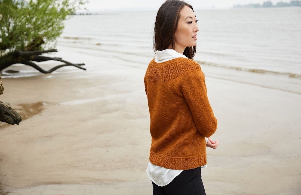 Teti Lutsak, Tuntu Pullover, melange terra 3
