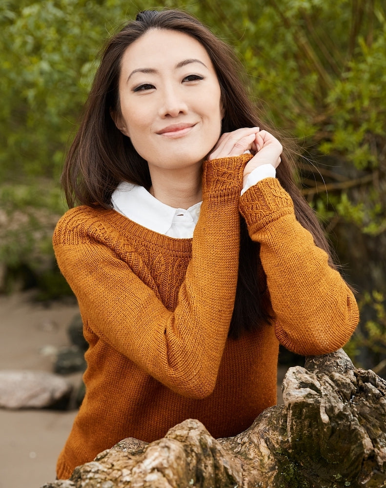 Teti Lutsak, Tuntu Pullover, melange terra 4