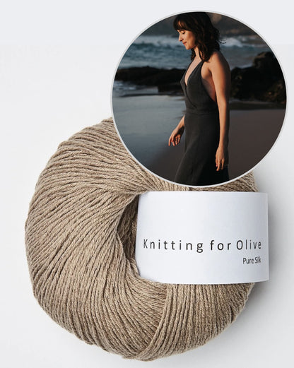 THE GIRL Dress | delicate silhouette from Pure Silk by Knitting for Olive