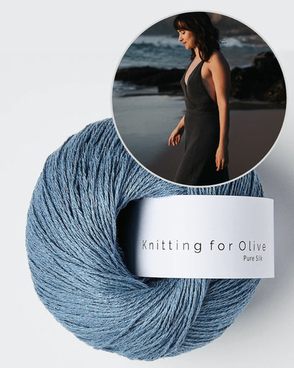 THE GIRL Dress | delicate silhouette from Pure Silk by Knitting for Olive