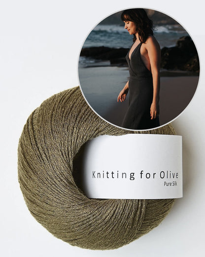 THE GIRL Dress | delicate silhouette from Pure Silk by Knitting for Olive