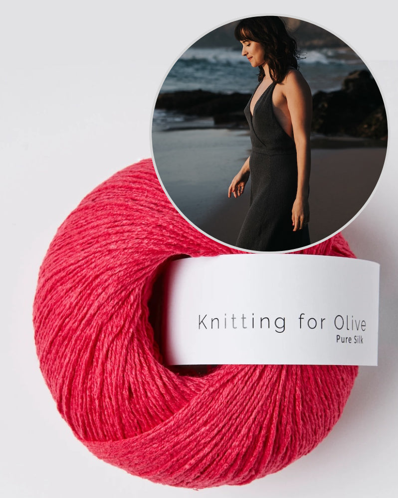 THE GIRL Dress | delicate silhouette from Pure Silk by Knitting for Olive