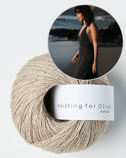 THE GIRL Dress | delicate silhouette from Pure Silk by Knitting for Olive