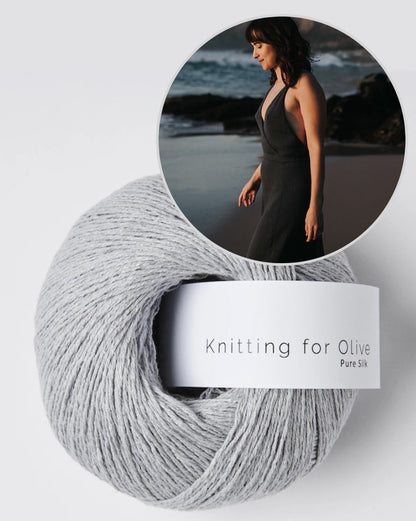 THE GIRL Dress | delicate silhouette from Pure Silk by Knitting for Olive
