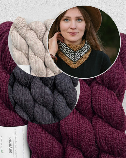 Tiny Trail Scarf - Pascuali | maigs lakats no Sayama dzijas, ko ražo Pascuali